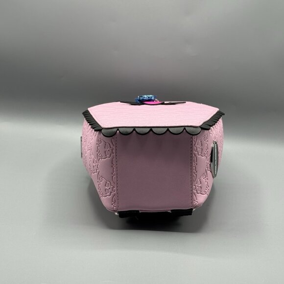 Monster High Draculaura Coffin Mini Backpack Scalloped Edges NEW - Picture 6 of 9